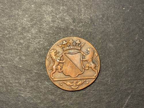 Excellent 1790 VOC 1 duit copper coin - Magnificent Example