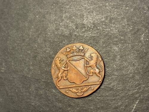 Excellent 1790 VOC 1 duit copper coin - Magnificent Example