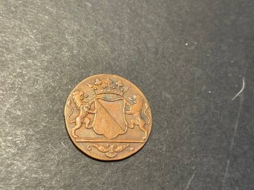 Excellent 1790 VOC 1 duit copper coin - Magnificent Example