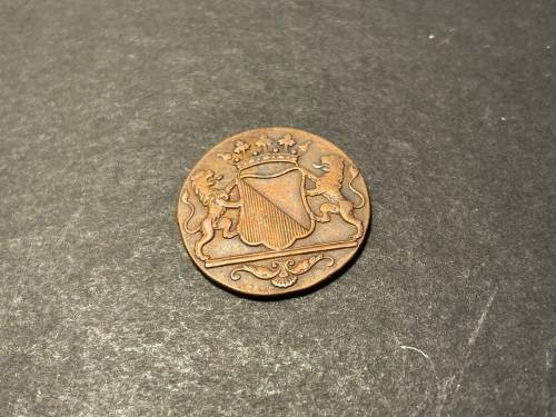 Excellent 1790 VOC 1 duit copper coin - Magnificent Example