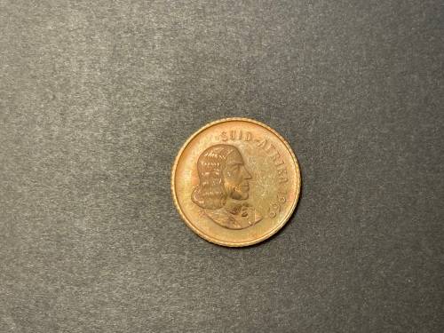 1969 RSA proof Afrikaans 1c (1 cent) coin - Excellent toned