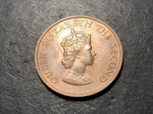 1660 to 1960 Bailiwick of Jersey 1/12 of a shilling (Penny) coin - Queen Elizabeth II