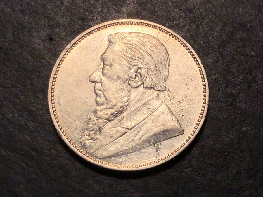 Excellent High grade 1892 ZAR Kruger Silver 1 shilling coin
