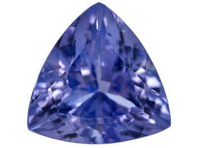 NATURAL TRILLION CUT BLUE/VIOLET TANZANITE 1.55CT