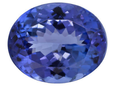 1.26ct AAA+ TANZANITE MESMERIZING BLUISH / VIOLET OVAL SHAPE 100% NATURAL!