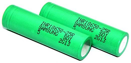 Two 20 AMP 3000 MaH 18650 HIGH DRAIN/ HIGH AMP RECHARGEABLE VAPE BATTERY (A Pair)