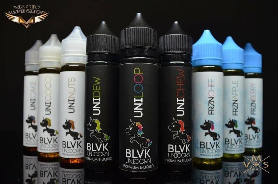 BLVK Unicorn Ejuice 60ml- UniNUTS Eliquid - E-liquid/Vape Juice/Smoke Juice 60ml 3mg