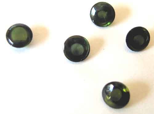 5 PIECE 5.00MM GREEN TOURMALINES t w 2.57CT price/stone