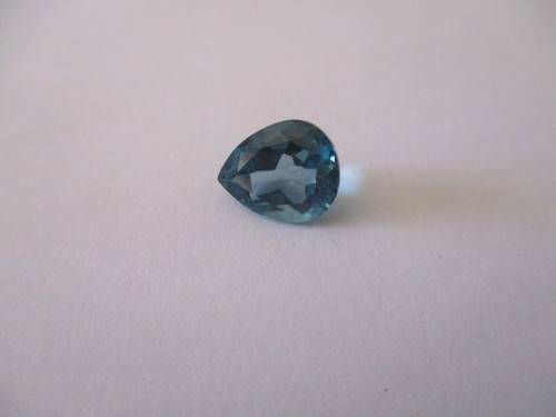 11.00 x 9.00 mm Pear cut Blue Topaz 4.16 ct.