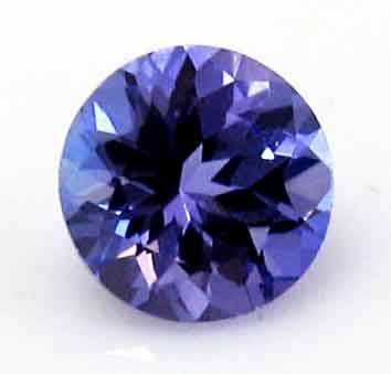 3.80 mm Round -faceted cut Tanzanite 0.23 cts