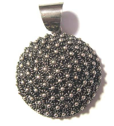 Ornate - Sterling Silver  - Pendant.