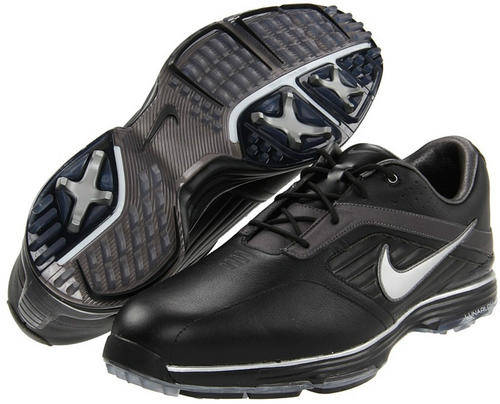 NEW MENS 2012 NIKE LUNAR PREVAIL GOLF SHOES - US 10/EUR 44 - BLACK