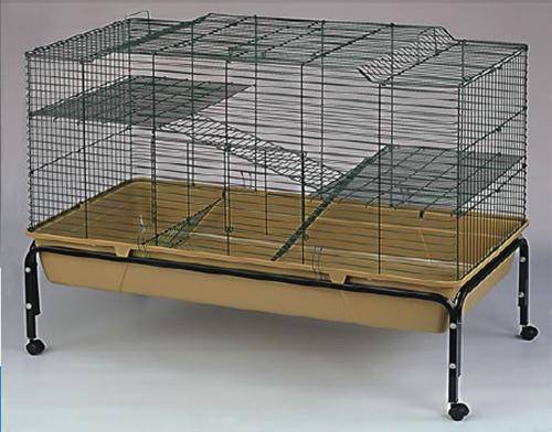 Extra Large Rabbit Cage on stand with wheels