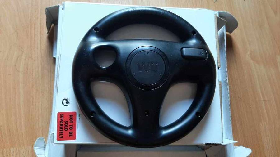 boxed wii console mario kart pack bundle complete