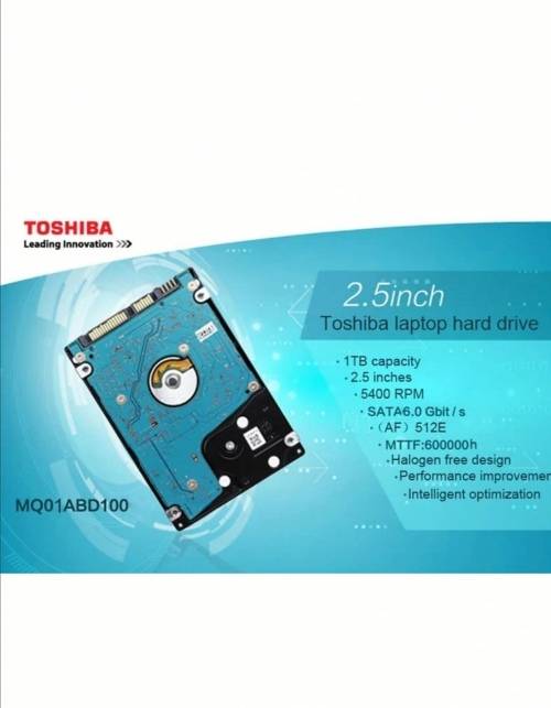 1TB Toshiba 2.5 hdd