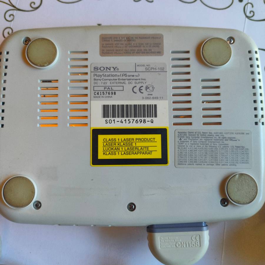 Original Sony Playstation one (PS one) with original controller and cables