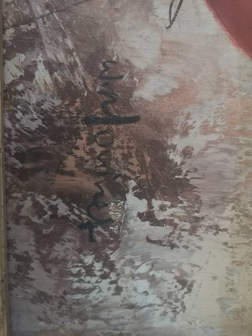 Mark down!! Original W Moninet clown painting