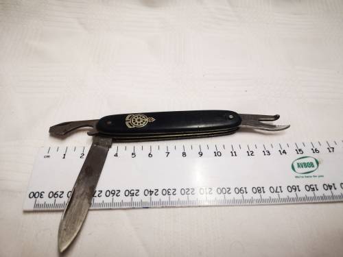 Vintage Voortrekkers pocket knife, inscribed with Hou Koers - Solingen Germany