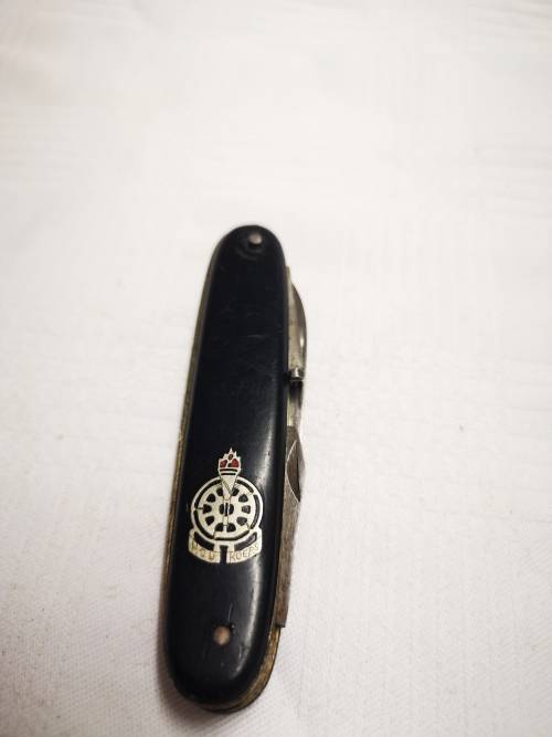 Vintage Voortrekkers pocket knife, inscribed with Hou Koers - Solingen Germany