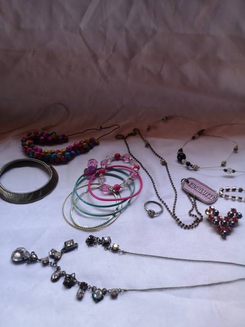 Nice big lot of costume jewelry, perfect for a little girl.