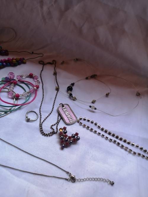 Nice big lot of costume jewelry, perfect for a little girl.