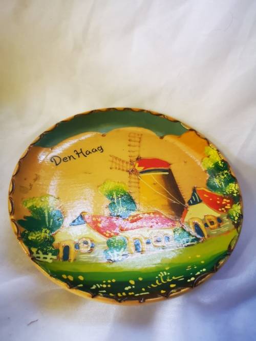 A gorgeous Dutch wooden wall plaque.