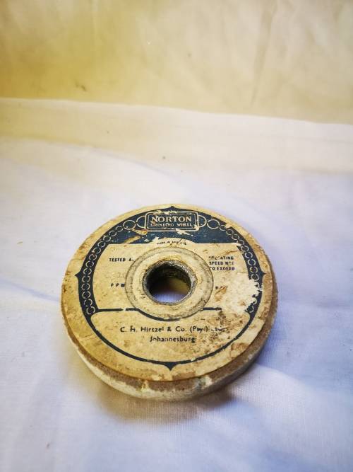 Vintage Norton grinding wheel