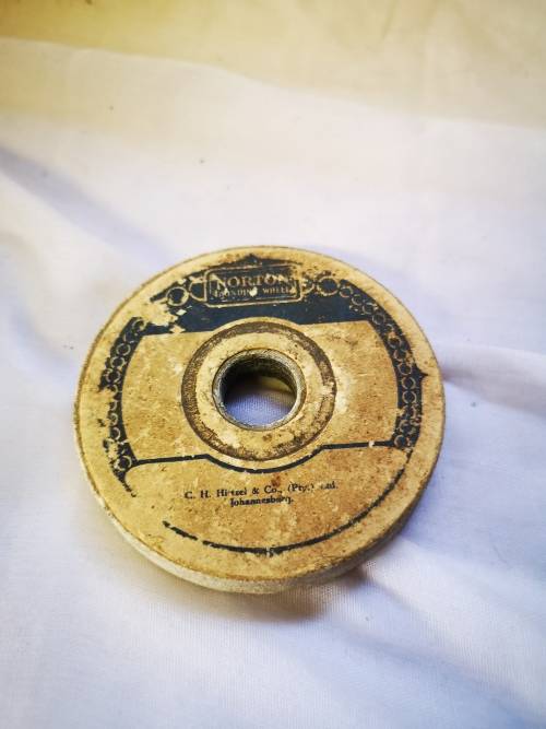 Vintage Norton grinding wheel