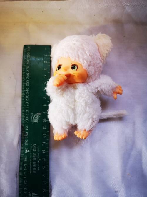 Two vintage Monchhichi (Sekiguchi) monkeys