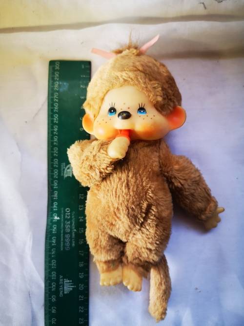 Two vintage Monchhichi (Sekiguchi) monkeys