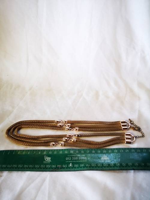 Beautiful gold tone necklace