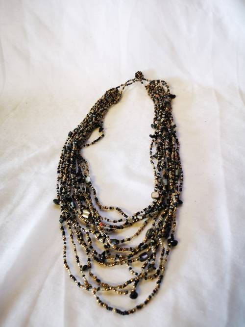 Lovely multi strand beads necklace