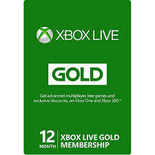 Microsoft Xbox LIVE 12 Month Gold Membership