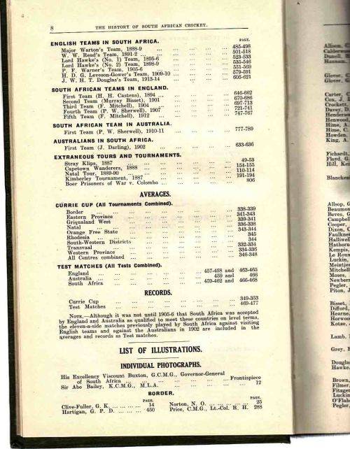 The History of South African Cricket .... 1915 ... Excellent Condition with Numerous illustrations