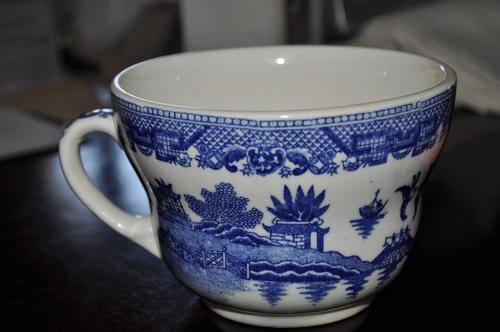 Blue & White Large Cup
