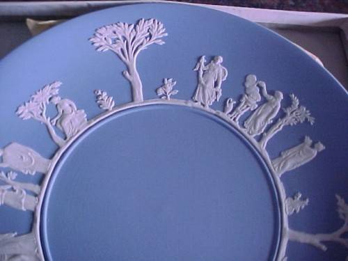 Wedgwood Jasper ( Pale Blue ) - Boxed Large  Cake Plate
