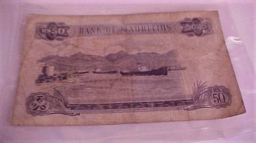 Mauritius RS 50 Rupees - Bank of Mauritius