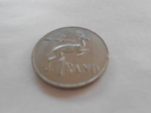 1987 South African One rand coin