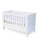 White wooden treehouse convertible cot