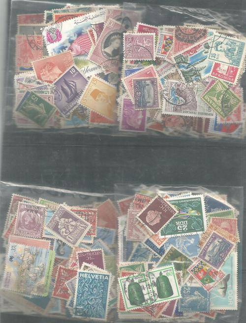 MIXED WORLD USED LOT IN PKTS.SOME DUPP.REF.880