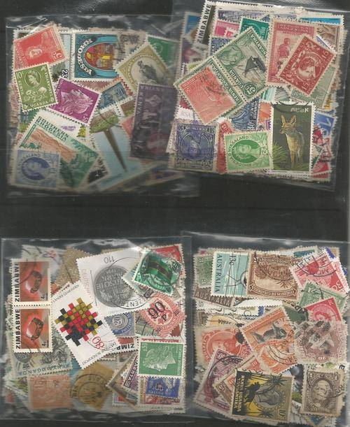 MIXED WORLD USED LOT IN PKTS.SOME DUPP.REF37b