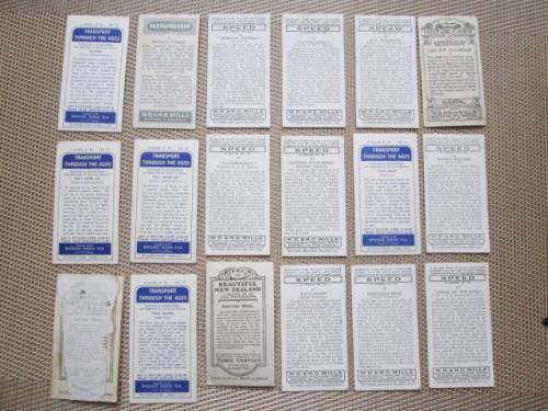 15 ALL DIFFERENT CAR AND TRUCK CIGARETTE CARDS