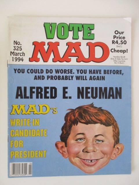 MAD MAGAZINE - VOTE MAD NO.325 1994