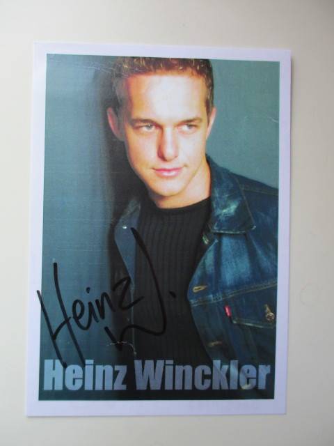 AUTOGRAPHED SIGNED - HEINZ WINCKLER