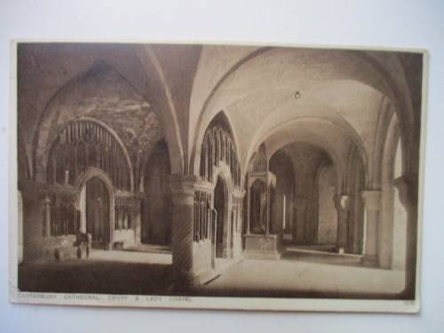 VINTAGE POSTCARD CANTERBURY CATHEDRAL