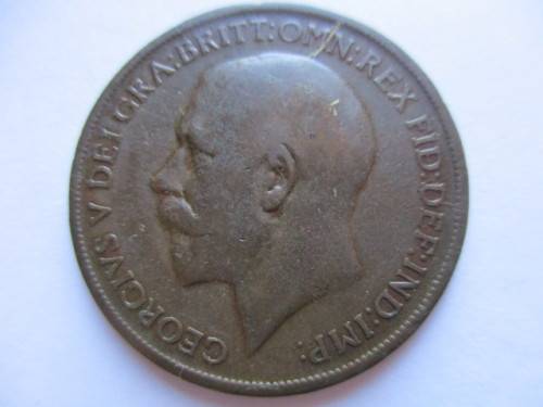 GREAT BRITAIN LOVELY 1911 ONE PENNY