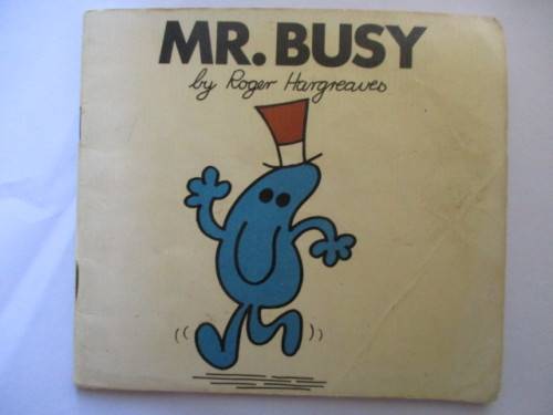 MR. MEN BOOKS  - MR. BUSY - 1978 - FIRST PRINTING OF THESE BOOKS