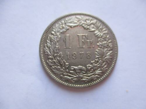 SWITZERLAND -  1 FRANC - 1978