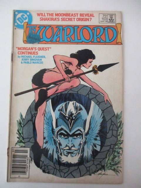 DC COMICS -  WARLORD - NO. 103 1986