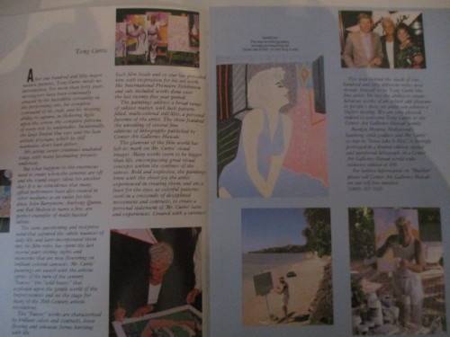 AUTOGRAPHED / SIGNED - TONY CURTIS BOOKLET  A4 SIZE